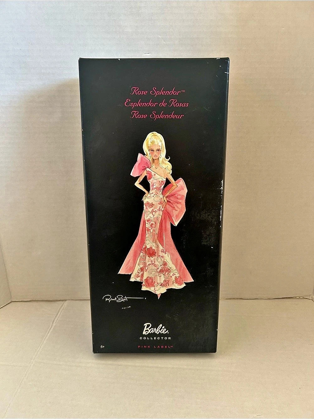 Barbie Rose Splendor Barbie Rose Gown Doll in Pink